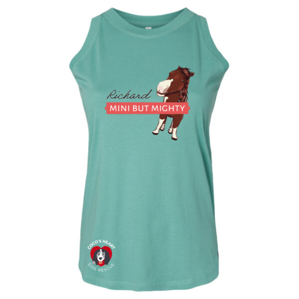 LAT Womens Relaxed Fine Jersey Tank - Printed Logos Thumbnail