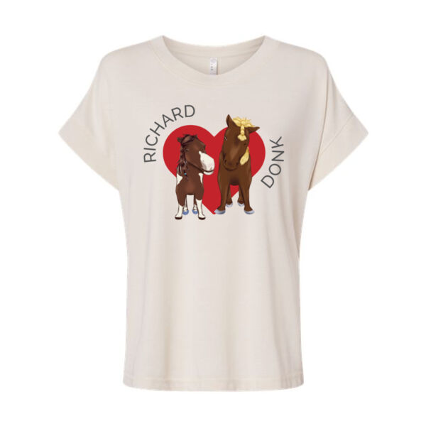 LAT Women's Relaxed Vintage Wash Tee - Printed Logos Thumbnail